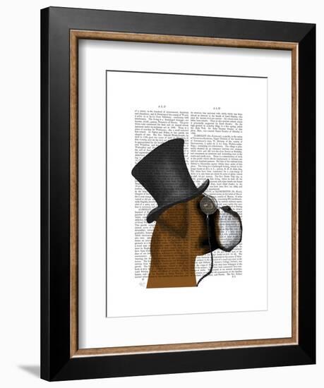 Boxer, Formal Hound and Hat-Fab Funky-Framed Art Print