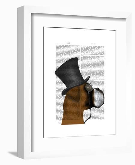 Boxer, Formal Hound and Hat-Fab Funky-Framed Art Print