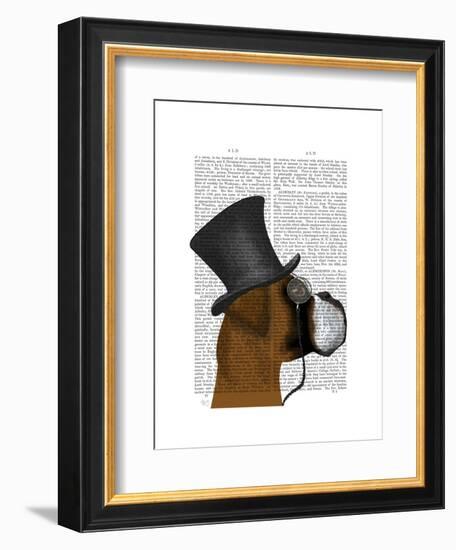 Boxer, Formal Hound and Hat-Fab Funky-Framed Art Print