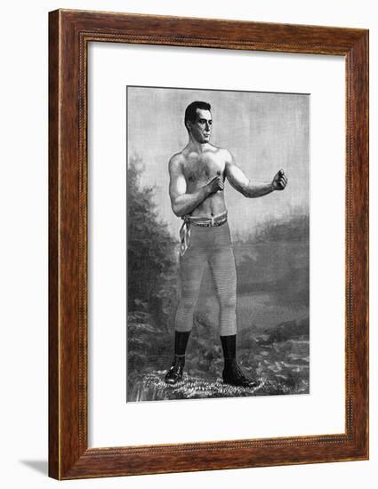 Boxer Jake Kilrain, 1889-null-Framed Giclee Print