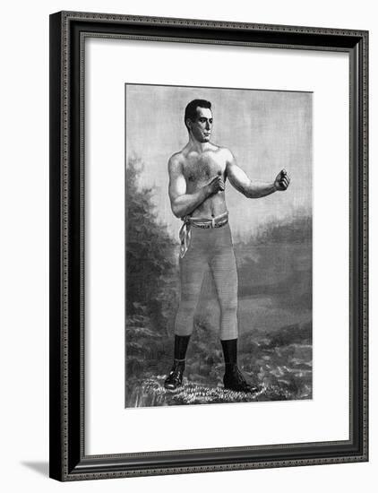 Boxer Jake Kilrain, 1889-null-Framed Giclee Print