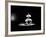 Boxer Joe Frazier Sitting on a Chair under a Spotlight-John Shearer-Framed Premium Photographic Print