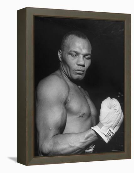 Boxer Joe Walcott-Tony Linck-Framed Premier Image Canvas