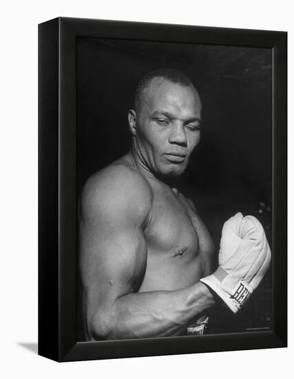 Boxer Joe Walcott-Tony Linck-Framed Premier Image Canvas
