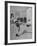 Boxer Marcel Cerdan, Trying to Achieve Hairline Balance by Bouncing a Soccer Ball-Tony Linck-Framed Premium Photographic Print