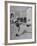 Boxer Marcel Cerdan, Trying to Achieve Hairline Balance by Bouncing a Soccer Ball-Tony Linck-Framed Premium Photographic Print