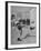 Boxer Marcel Cerdan, Trying to Achieve Hairline Balance by Bouncing a Soccer Ball-Tony Linck-Framed Premium Photographic Print