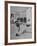 Boxer Marcel Cerdan, Trying to Achieve Hairline Balance by Bouncing a Soccer Ball-Tony Linck-Framed Premium Photographic Print