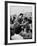 Boxer Muhammad Ali with Fans before Bout with Joe Frazier-John Shearer-Framed Premium Photographic Print