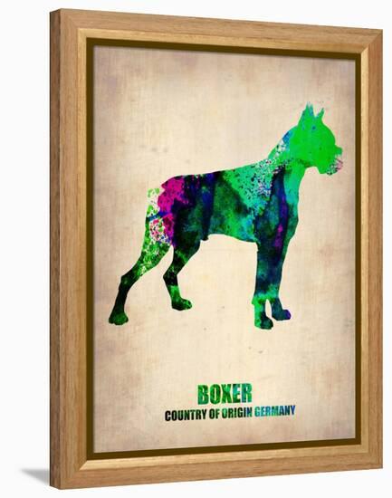 Boxer Poster Poster-NaxArt-Framed Stretched Canvas