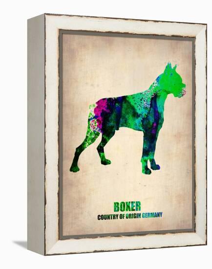 Boxer Poster Poster-NaxArt-Framed Stretched Canvas