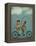 Boxer Tandem-Fab Funky-Framed Stretched Canvas