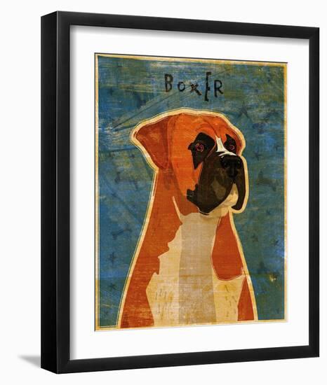 Boxer-John Golden-Framed Art Print