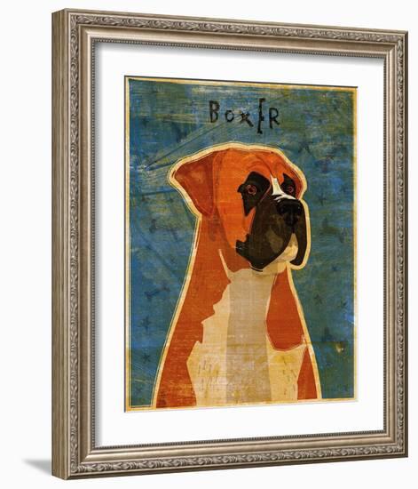 Boxer-John Golden-Framed Art Print