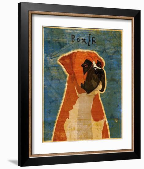 Boxer-John Golden-Framed Art Print