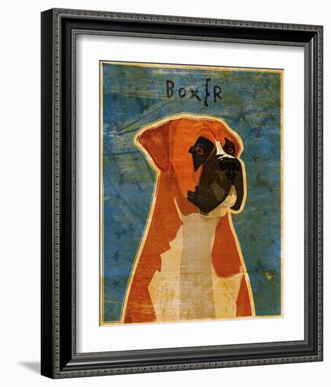 Boxer-John Golden-Framed Art Print