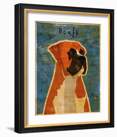 Boxer-John Golden-Framed Art Print