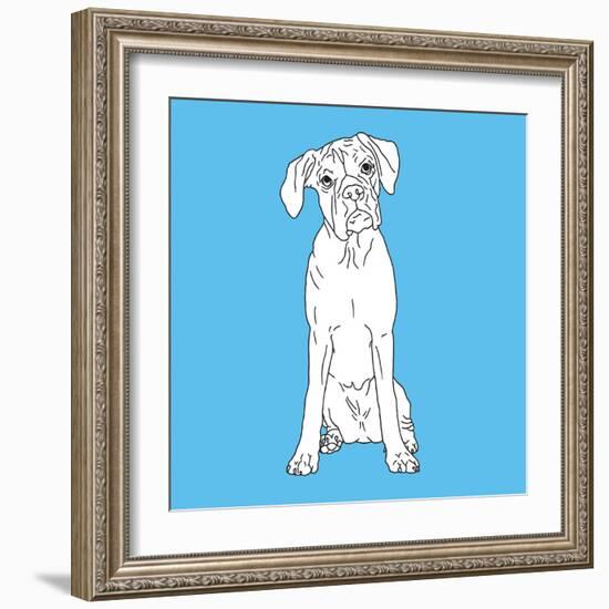 Boxer-Anna Nyberg-Framed Art Print