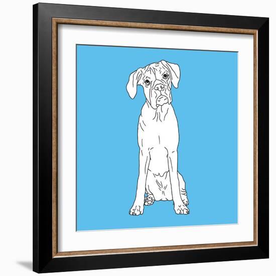 Boxer-Anna Nyberg-Framed Art Print