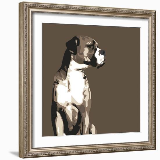 Boxer-Emily Burrowes-Framed Giclee Print