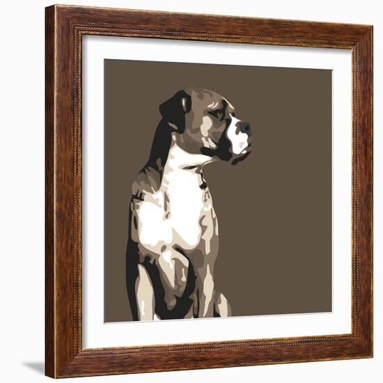 Boxer-Emily Burrowes-Framed Giclee Print