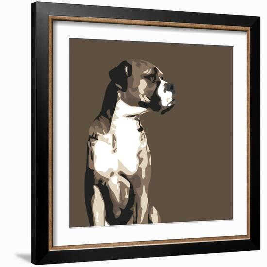 Boxer-Emily Burrowes-Framed Giclee Print