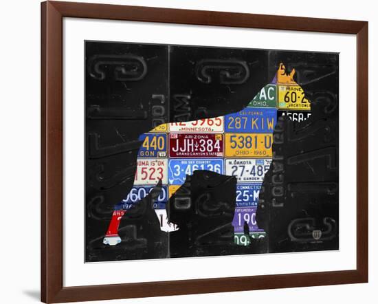 Boxer-Design Turnpike-Framed Giclee Print