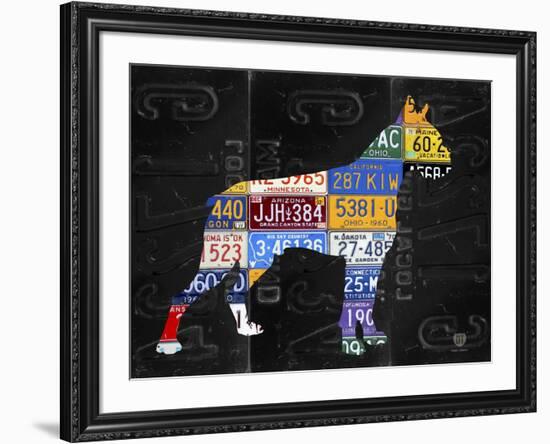 Boxer-Design Turnpike-Framed Giclee Print