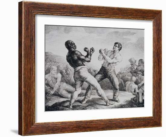 Boxers, 1818-Théodore Géricault-Framed Giclee Print