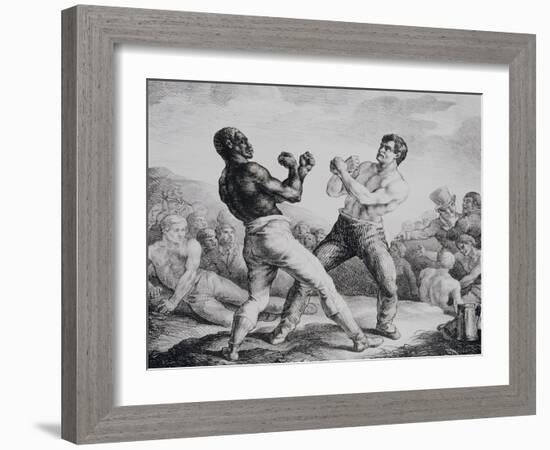 Boxers, 1818-Théodore Géricault-Framed Giclee Print