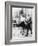 Boxers Marty Cutler and Jack Johnson Photograph-Lantern Press-Framed Art Print