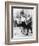 Boxers Marty Cutler and Jack Johnson Photograph-Lantern Press-Framed Art Print