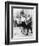 Boxers Marty Cutler and Jack Johnson Photograph-Lantern Press-Framed Art Print