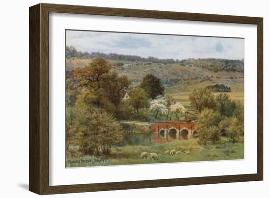 Boxhill Bridge, Dorking-Alfred Robert Quinton-Framed Giclee Print