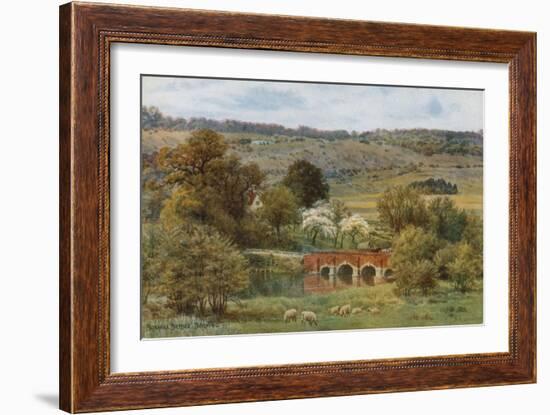 Boxhill Bridge, Dorking-Alfred Robert Quinton-Framed Giclee Print