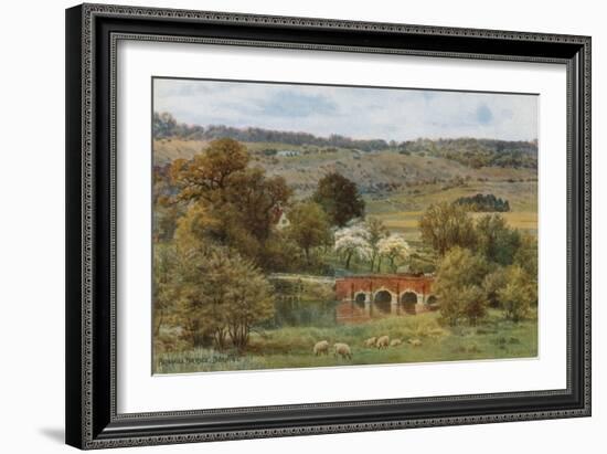 Boxhill Bridge, Dorking-Alfred Robert Quinton-Framed Giclee Print