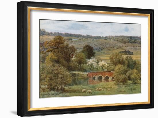 Boxhill Bridge, Dorking-Alfred Robert Quinton-Framed Giclee Print