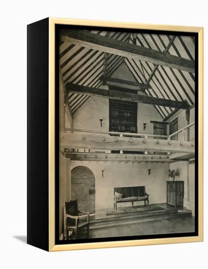 'Boxhurst Farm, Kent: End of Dance Room. Restored and converted by Oliver Hill', c1928-Unknown-Framed Premier Image Canvas