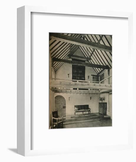 'Boxhurst Farm, Kent: End of Dance Room. Restored and converted by Oliver Hill', c1928-Unknown-Framed Photographic Print