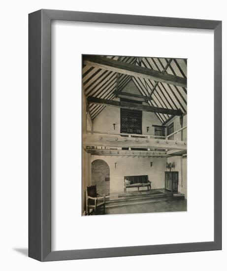 'Boxhurst Farm, Kent: End of Dance Room. Restored and converted by Oliver Hill', c1928-Unknown-Framed Photographic Print