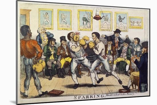 Boxing, 19th Cent-null-Mounted Giclee Print