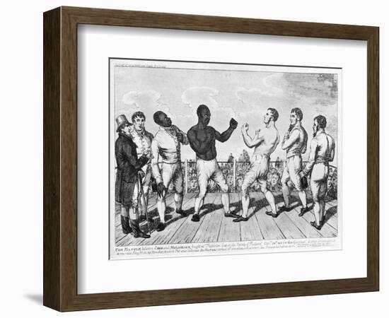 Boxing: Cribb v Molineaux-null-Framed Giclee Print