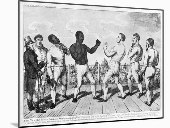 Boxing: Cribb v Molineaux-null-Mounted Giclee Print