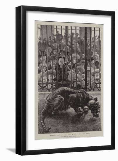 Boxing Day at the Zoo, a Cut from the Joint-Charles Paul Renouard-Framed Giclee Print