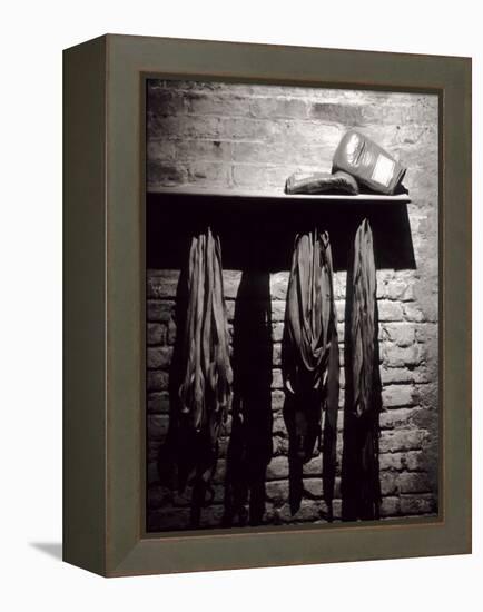 Boxing Equipment, New York, New York, USA-null-Framed Premier Image Canvas