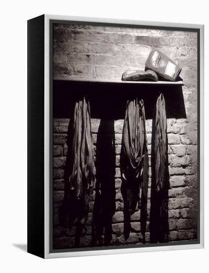 Boxing Equipment, New York, New York, USA-null-Framed Premier Image Canvas