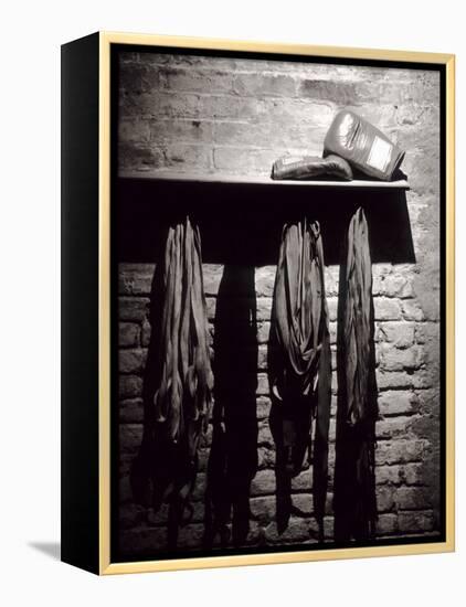 Boxing Equipment, New York, New York, USA-null-Framed Premier Image Canvas