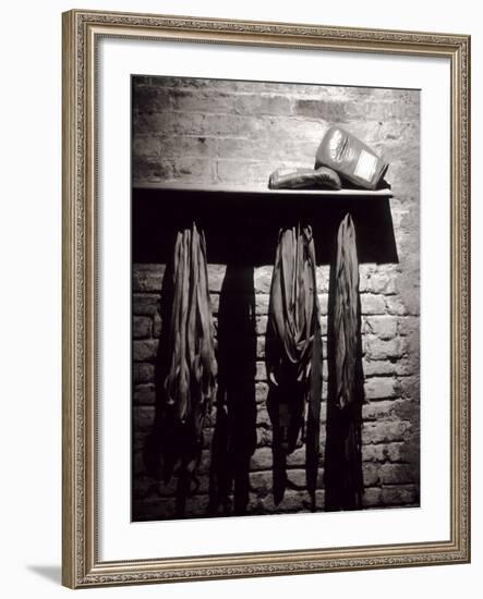 Boxing Equipment, New York, New York, USA-null-Framed Photographic Print