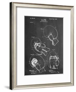 Boxing Glove Patent 1898-null-Framed Art Print