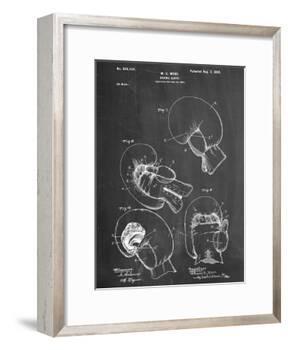 Boxing Glove Patent 1898-null-Framed Art Print